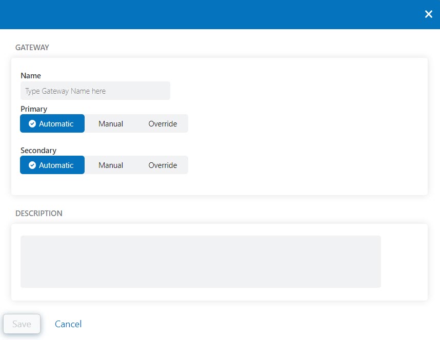 Configuring a Log and Control Gateway Zscaler